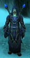 Darion disguised as The Ebon Watcher in Northrend.