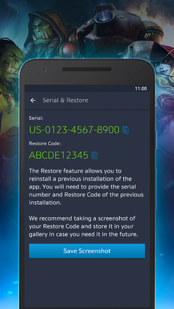 Blizzard Battle.net Mobile Authenticator for Windows Phone