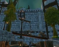 The harbor gatehouse being built (patch 2.4.3).
