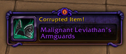 Obtaining a corrupted item