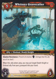 Whitney Gravecaller TCG Card