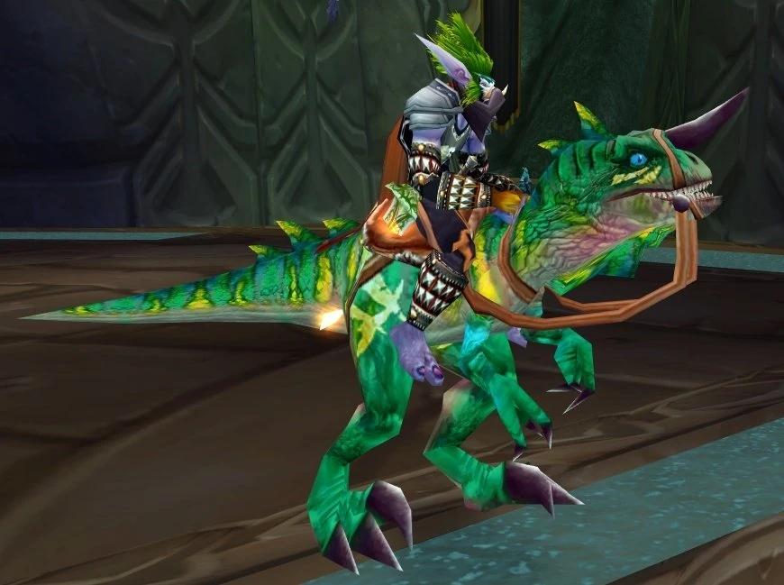 Riding Raptor (Emerald)