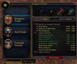 Dungeon Finder Wowpedia Your Wiki Guide To The World Of Warcraft