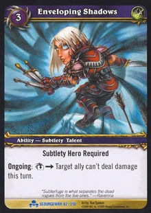 Enveloping Shadows TCG Card