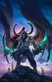 Art of Illidan on the Broken Isles, by Wei Wang.