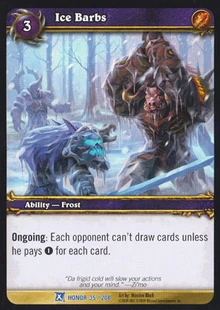 Ice Barbs TCG Card
