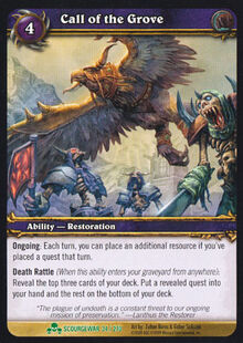 Call of the Grove TCG Card