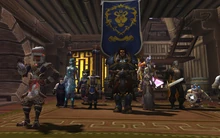 The Alliance leadership (and ) at the time of the .