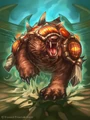 An Amani War Bear in Hearthstone.