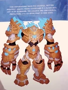 Concept art of a colossus.