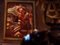 Muradin looks at a portrait of Magni in his Heroes of the Storm trailer.