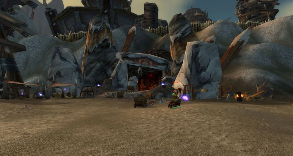 WOW‼️ World of Warcraft Horde Logo Black Half-Zip Windbreaker