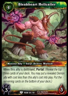 Bleakheart Hellcaller TCG card