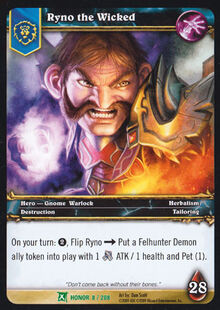 Ryno the Wicked TCG Card