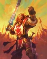 Taelan Fordring in the Core set in Hearthstone.