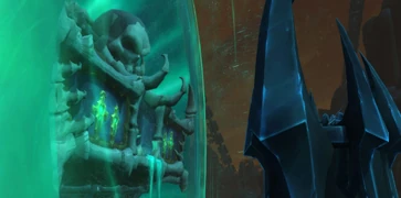 Zerekriss exiting the portal