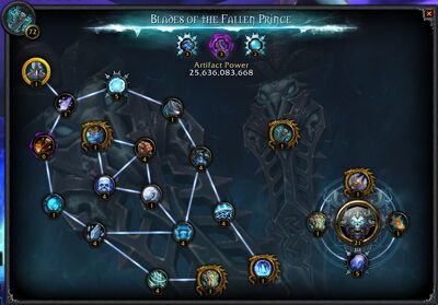 Blades of the Fallen Prince interface