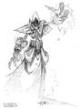 Concept art of a "Coldwraith".