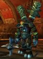 Baine as High Chieftain of the Tauren, holding Fearbreaker.