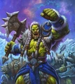 Chargeleader Saurfang hero skin Hearthstone Battlegrounds.