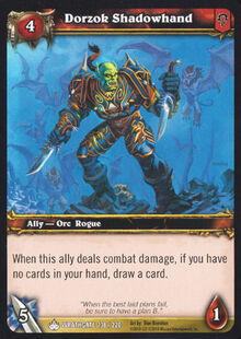 Dorzok Shadowhand TCG Card