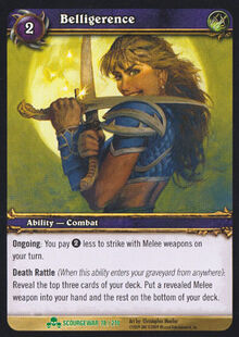 Belligerence TCG Card