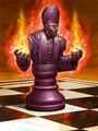 Black Bishop in Hearthstone.