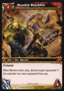 Munkin Blackfist TCG Card
