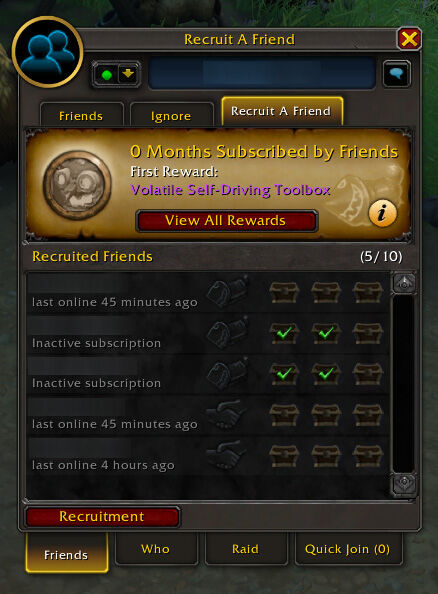 Recruit A Friend - Wowpedia - Your wiki guide to the World of Warcraft
