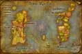 Horde zeppelin routes in the original World of Warcraft.