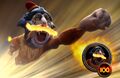 Renfield boosting to level 100.