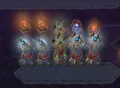 Blood elf elemental towers in Reforged.