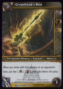 Cryptfiend's Bite TCG Card