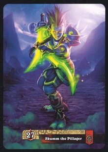 Skumm the Pillager TCG Card Back