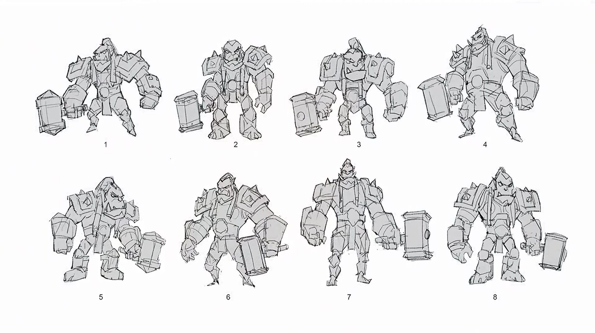 Warcraft III Reforged - Early Thrall concept art.jpg