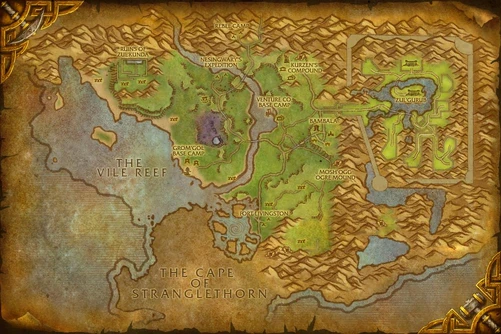 Northern Stranglethorn map