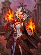 Unused Fire Mage Jaina artwork.