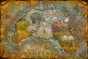 Layout of zones in Northrend