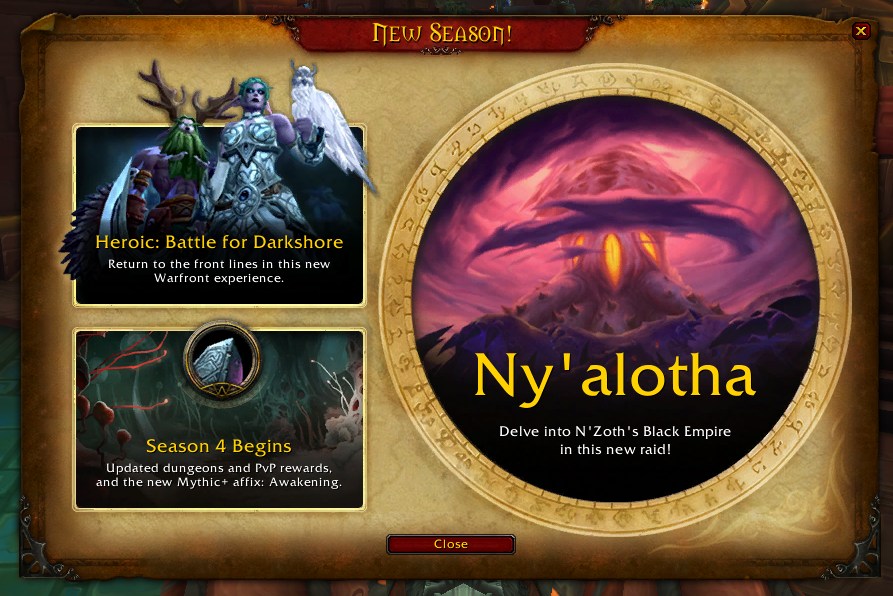 8.3 - Season 4 PVP Rewards, World of Warcraft