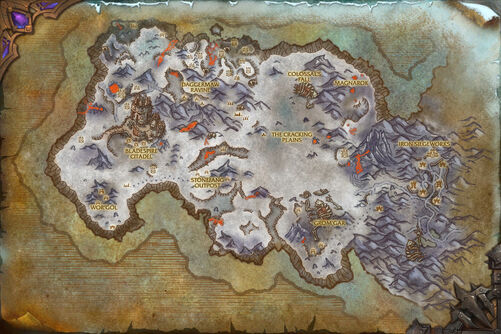 Frostfire Ridge map