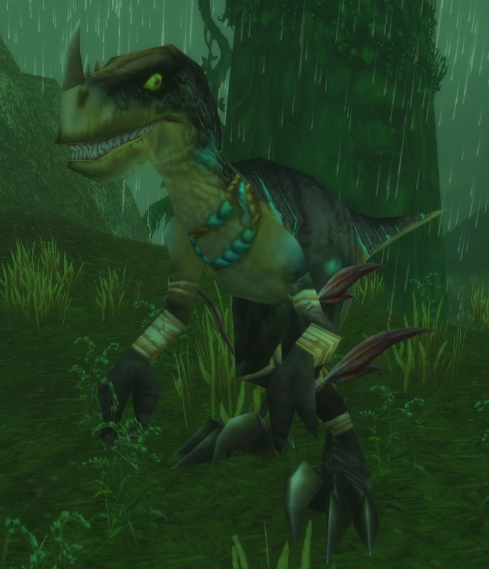 Riding Raptor (Obsidian)