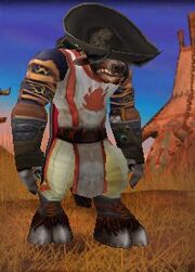 A tauren wearing the hat.