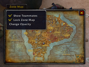 Zone Map options