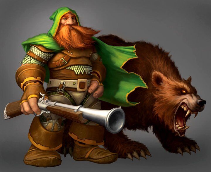 dwarf hunter art