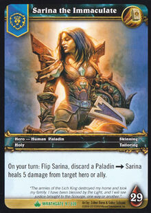 Sarina the Immaculate TCG Card