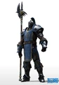 A cinematic still of a Alliance soldier from the Battle for Azeroth intro.