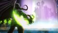 Sargeras e Illidan en el Trono del Panteón.