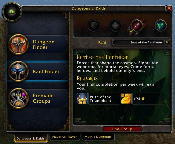 Raid Finder Wowpedia Your Wiki Guide To The World Of Warcraft