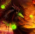 Kael'thas in the Fury of the Sunwell key art.