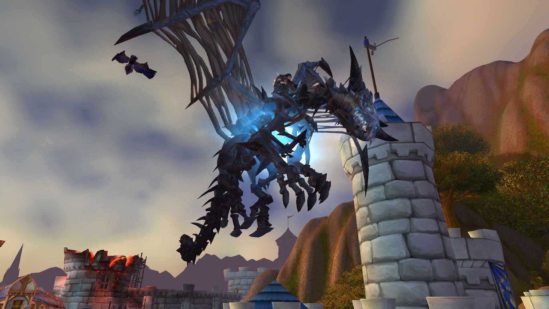 Relentless Gladiator's Frost Wyrm is a frost wyrm flying mount awarded...